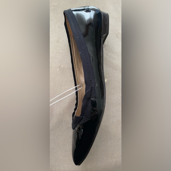 LANVIN-Black Patent with Gros Grain Fabric, size 41 EU - Picture 5 of 8